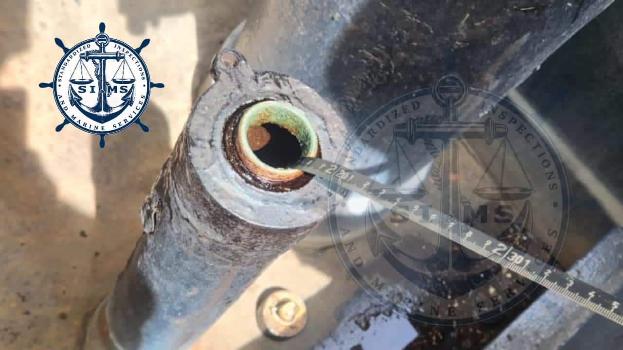 Sounding tape reading taken at a tank valve
