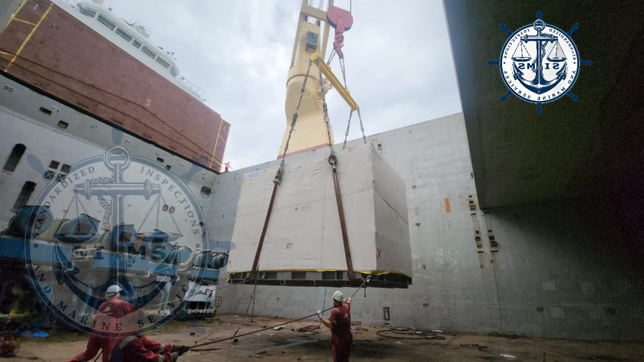 Cargo condition recorded before the lift